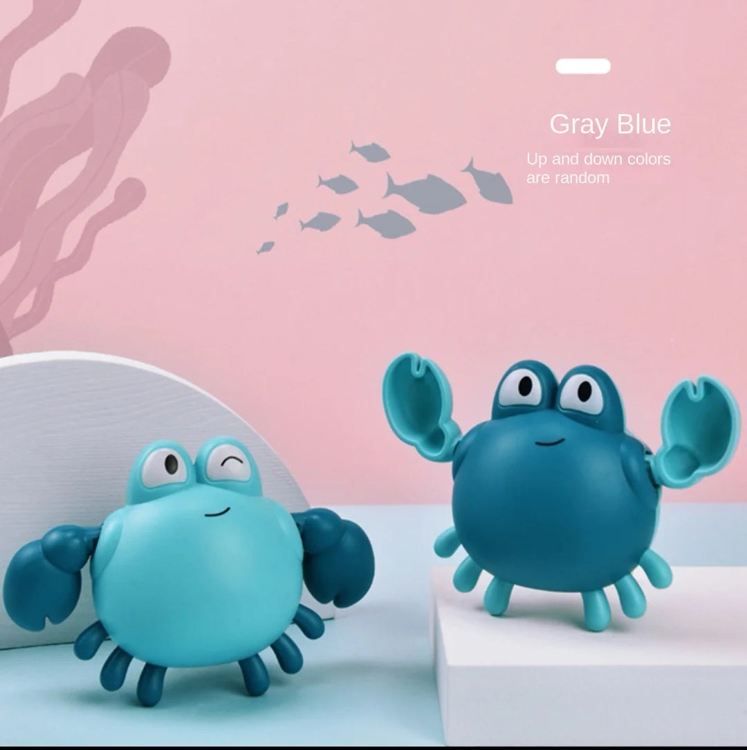 Bath Toys Cute Swimming Clown Fish Bath Toys for Toddlers Floating Wind Up Toys for Boy Girl New Born Baby Bathtub Toddler Toys