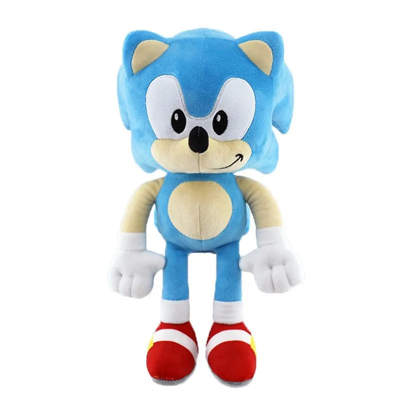 30CM Super Sonic Plush Toy The Hedgehog Amy Rose Knuckles Tails Cute Cartoon Soft Stuffed Doll Birthday Gift For Children