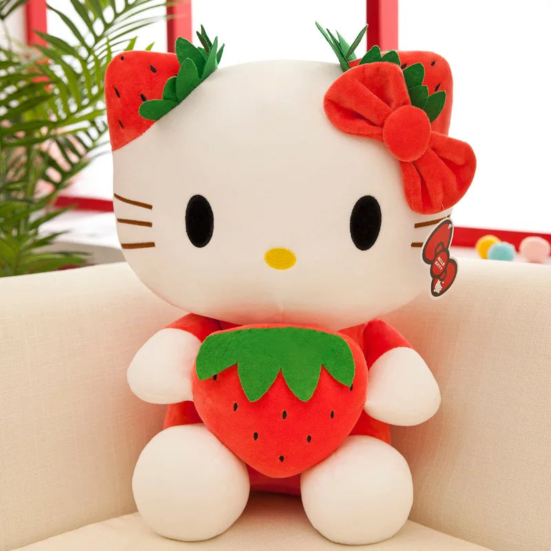 40CM Sanrio Plushies Dolls Cartoon Kuromi Stuffed Plush Doll My Melody Plush Toys Pillow Room Decoration Children Birthday Gifts