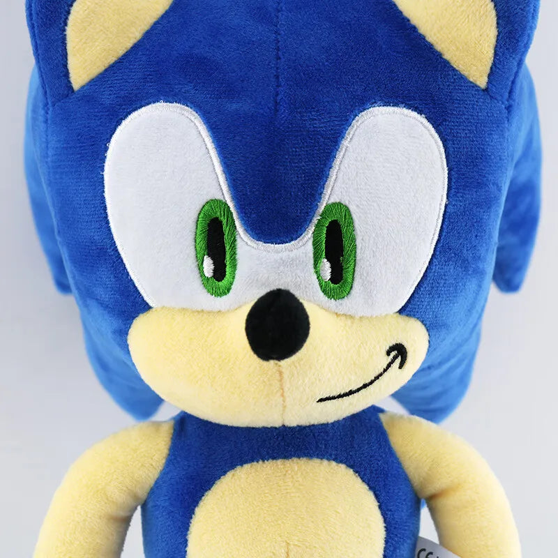 30CM Super Sonic Plush Toy The Hedgehog Amy Rose Knuckles Tails Cute Cartoon Soft Stuffed Doll Birthday Gift For Children