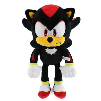 30CM Super Sonic Plush Toy  The Hedgehog Amy Rose Knuckles Tails Cute Cartoon Soft Stuffed Doll Birthday Gift For Children