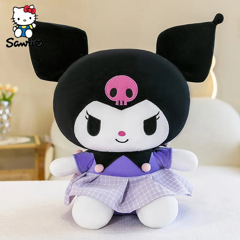 40CM Sanrio Plushies Dolls Cartoon Kuromi Stuffed Plush Doll My Melody Plush Toys Pillow Room Decoration Children Birthday Gifts