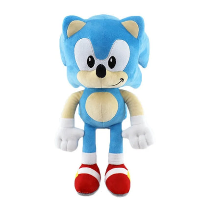 30CM Super Sonic Plush Toy  The Hedgehog Amy Rose Knuckles Tails Cute Cartoon Soft Stuffed Doll Birthday Gift For Children