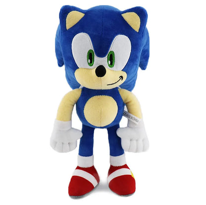 30CM Super Sonic Plush Toy  The Hedgehog Amy Rose Knuckles Tails Cute Cartoon Soft Stuffed Doll Birthday Gift For Children