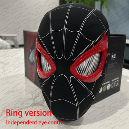 New Spider-man:no Way Home Spider Man Mask Luxury Helmet Rechargeable Remote Eyes Movable Mask Cosplay Decoration Gift Toys