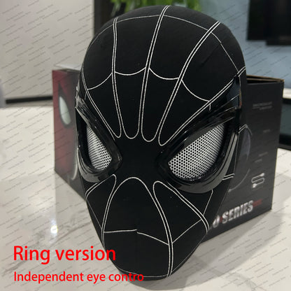 New Spider-man:no Way Home Spider Man Mask Luxury Helmet Rechargeable Remote Eyes Movable Mask Cosplay Decoration Gift Toys