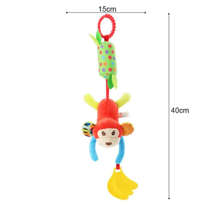 12 Styles Available, Baby Stroller, Hanging Bell, Plush, Baby color label, Bed packaging, cartoon multifunctional bed packaging